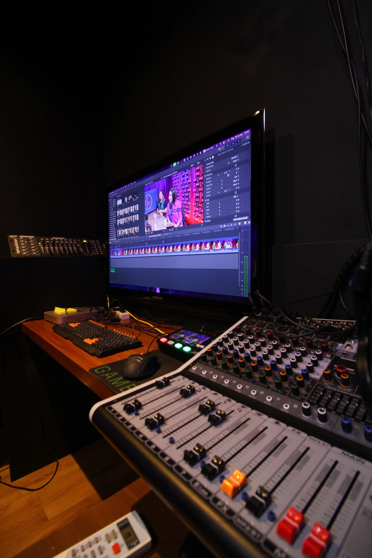 Equipamentos de produção do Studio Black